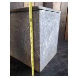 Mid Modern North Star Dairy Front Step Metal Milk Cooler