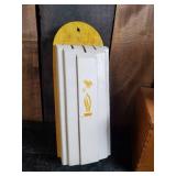 Large Lot of Mid Modern Décor - Recipe Box , Knife Holder, Tins