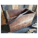 Primatives - 2 Irons, Wooden Box, Railroad Tie Anvil