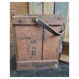 Primatives - 2 Irons, Wooden Box, Railroad Tie Anvil
