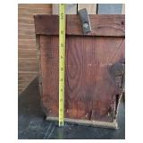 Primatives - 2 Irons, Wooden Box, Railroad Tie Anvil
