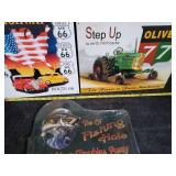 3 Signs - Oliver Tractor, Route 66, Fishing