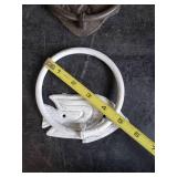 6 Cast Iron Beach Themed Towel Rings