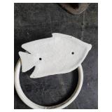 6 Cast Iron Beach Themed Towel Rings