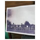 Fantastic 1913 Oxley Photo Panoramic Print of Park Region Motorcycle Club