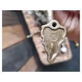 60+ Vintage and New Drawer Pulls and Woven Basket