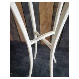 Beautiful Tall Tile Top Patio Side Table / Plant Stand