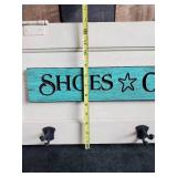 Very Cool Shoes Optional Coat / Beach Towel Hooks Décor