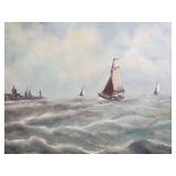 Absolutely Beautiful Hand Painted Original Large Painting 28"x 42"