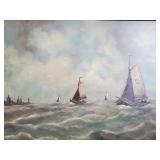 Absolutely Beautiful Hand Painted Original Large Painting 28"x 42"