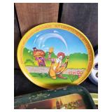 Cool Collection of Vintage Trays and Vintage Knives