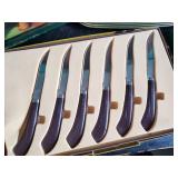 Cool Collection of Vintage Trays and Vintage Knives