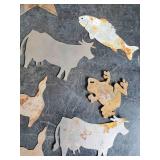 30+ Metal Animal Cut-outs / Perfect for Art and Décor