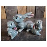 Very Collectible Kreiss & Co Thumper Rabbit and Babies Ceramics