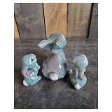Very Collectible Kreiss & Co Thumper Rabbit and Babies Ceramics