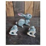 Very Collectible Kreiss & Co Thumper Rabbit and Babies Ceramics