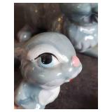 Very Collectible Kreiss & Co Thumper Rabbit and Babies Ceramics