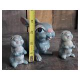 Very Collectible Kreiss & Co Thumper Rabbit and Babies Ceramics