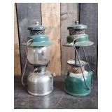 Vintage 242B & 242C Coleman Lanterns 1 w/ Globe