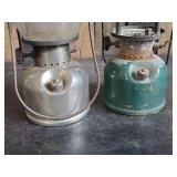 Vintage 242B & 242C Coleman Lanterns 1 w/ Globe