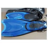 Cressi Adult Rondine Palau Fin Snorkel Set - Fin Size M/L