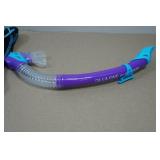 Cressi Blulove Kids Snorkel Set - Fin Size L/XL