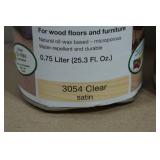 *2* Osmo Polyx-Oil High Solid for Wood Floors and Furniture - Clear Satin .75L