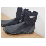 Cressi Minorca 3mm Neoprene Adult Anti-Slip Sole Boots - Size 8
