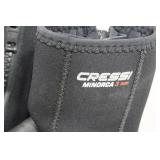 Cressi Minorca 3mm Neoprene Adult Anti-Slip Sole Boots - Size 8