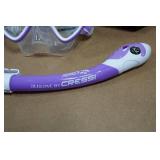 Cressi Blulove Kids Snorkel Set - Fin Size L/XL