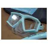 Cressi Blulove Adult Horizaon Scilla Snorkel Combo