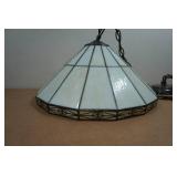 Tiffany-Style Stained Glass Hanging Pendant Light Fixture