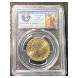 2007 US GEORGE WASHINGTON PRESIDENTIAL DOLLAR PCGS BU