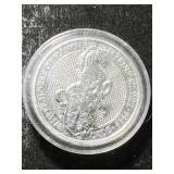 2020 WHITE HORSE OF HANOVER 2 TROY OZ .9999 FINE SILVER IN AIRTITE