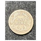 1913 US BARBER DIME
