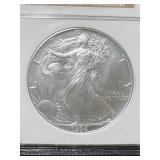 1994 AMERICAN SILVER EAGLE NGC MS69