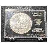 2013 AMERICAN SILVER EAGLE 1 TROY OZ .999 FINE SILVER IN CASE