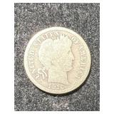 1916 US BARBER DIME