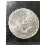 2020 AMERICAN SILVER EAGLE 1 TROY OZ .999 FINE SILVER IN CASE