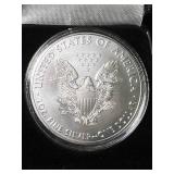2019 AMERICAN SILVER EAGLE 1 TROY OZ .999 FINE SILVER IN BOX