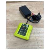 Ryobi RY401018 40v 20  Self-Propelled Battery Powered Lawn Mower with Charger and 6Ah Battery.