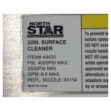 NorthStar Pressure Washer Surface Cleaner, 22in. Dia., 4000 PSI, 8.0 GPM - MSRP $999.99