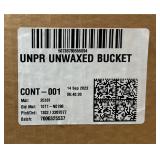 Double Wrapped Paper Bucket, 165 Oz., Unwaxed, White, 100 per Case 9 cases