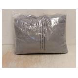 NEW BETTER HOMES & GARDENS FAUX FUR THROW GRAY