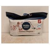 NEW MILLIE MOON LUXURY DIAPERS SIZE 1  32 CT.