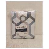 NEW SUN ZERO LICHTENBERG CURTAIN PANEL GRY