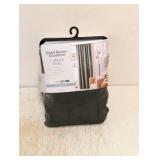 NEW BETTER HOMES & GARDENS CURTAIN PANEL GREEN VELVET