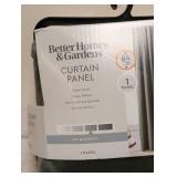 NEW BETTER HOMES & GARDENS CURTAIN PANEL GREEN VELVET