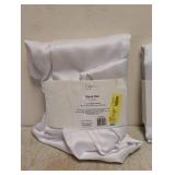 MAINSTAYS PANEL PAIR 2 ROD POCKET PANELS 30IN X 63IN ARCTIC WHITE 2 PACKS