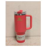 NEW STANLEY THE FLOWSTATE QUENCHER H2.0 TUMBLER 40 OZ PINK